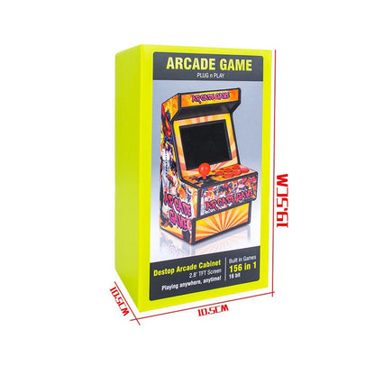 Mini Arcade Clássica com 156 Jogos – Diversão Retro em Tamanho Reduzido
