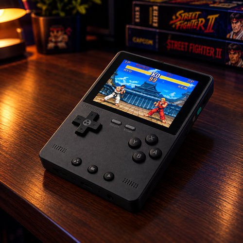Consola Portátil Retro 3.2" com Milhares de Jogos – Open Source, 64GB a 256GB